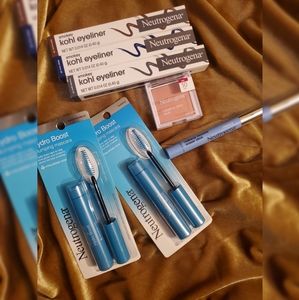Neutrogena Makeup Bundle-Eyeliner, Mascara,Blush, Makeup Remover-
